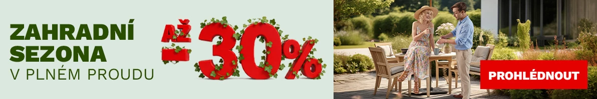 Zahrada v plném proudu - 30 %