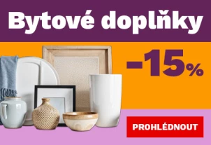 15 % na bytové doplňky 6-9-8-2026