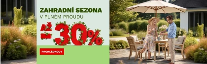Zahrada v plném proudu - 30 %
