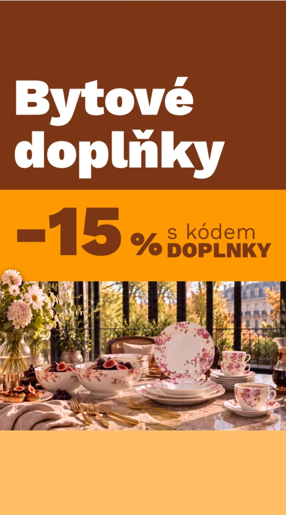 15 % na bytové doplňky 21-25-10-2026