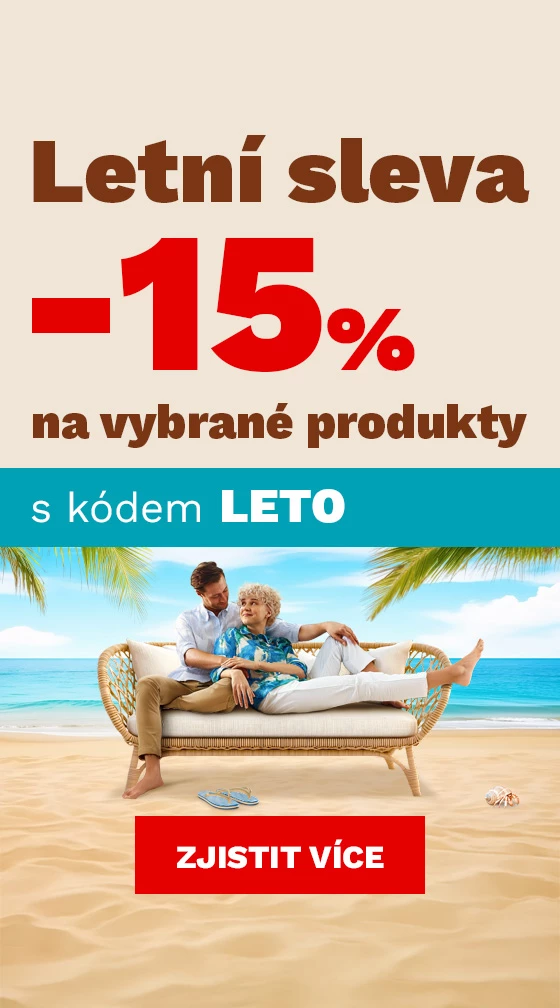 LETNÍ SLEVA 15 % na vybrané produkty 17-19-8-2026