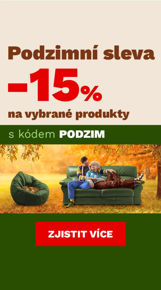 PODZIMNÍ SLEVA 15 % na vybrané produkty 28.9. - 1.10. 2026