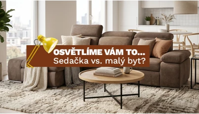 Vybíráme sedací soupravu do malého bytu