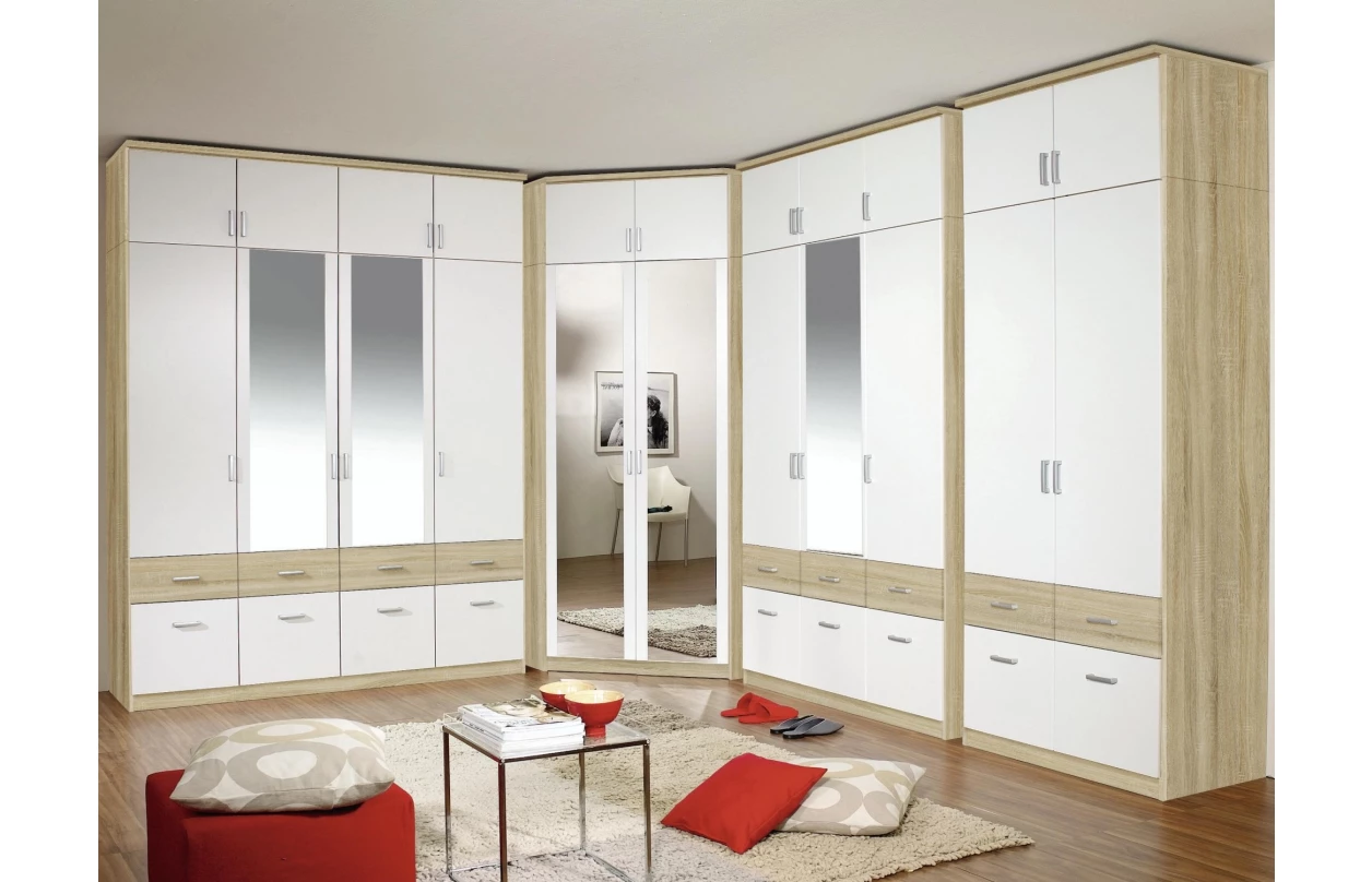 Skříňový nástavec Bremen, 181 cm, dub sonoma/bílá 47