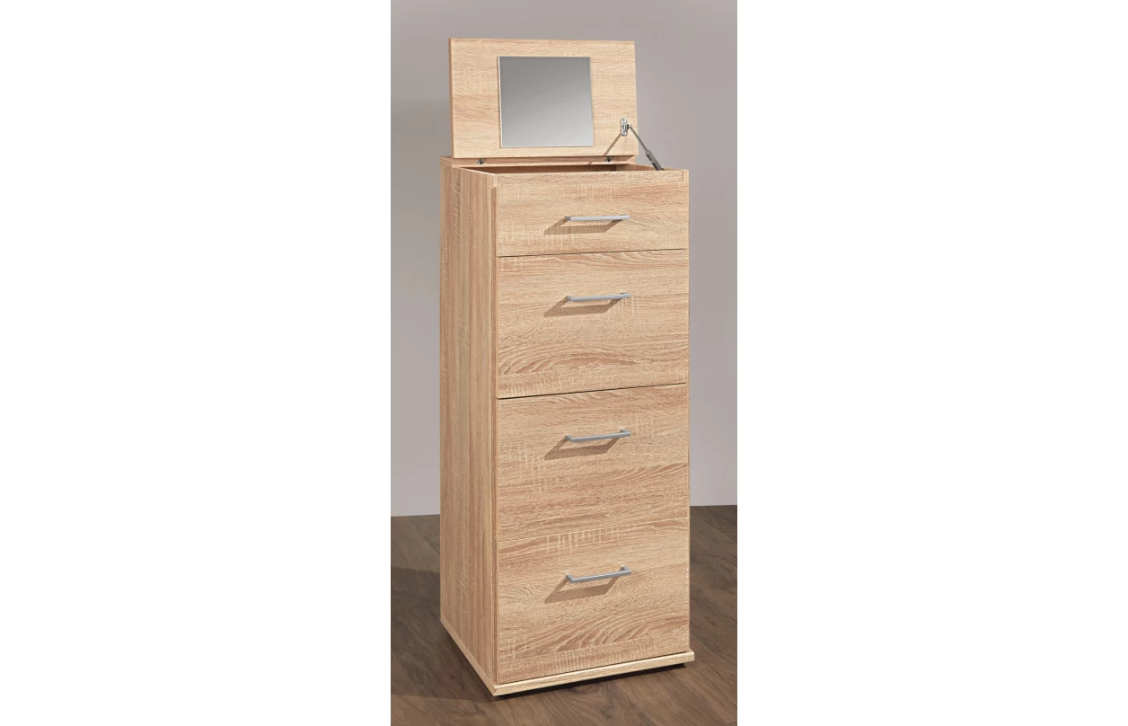 Rohový skříňový nástavec Click, bílý 6
