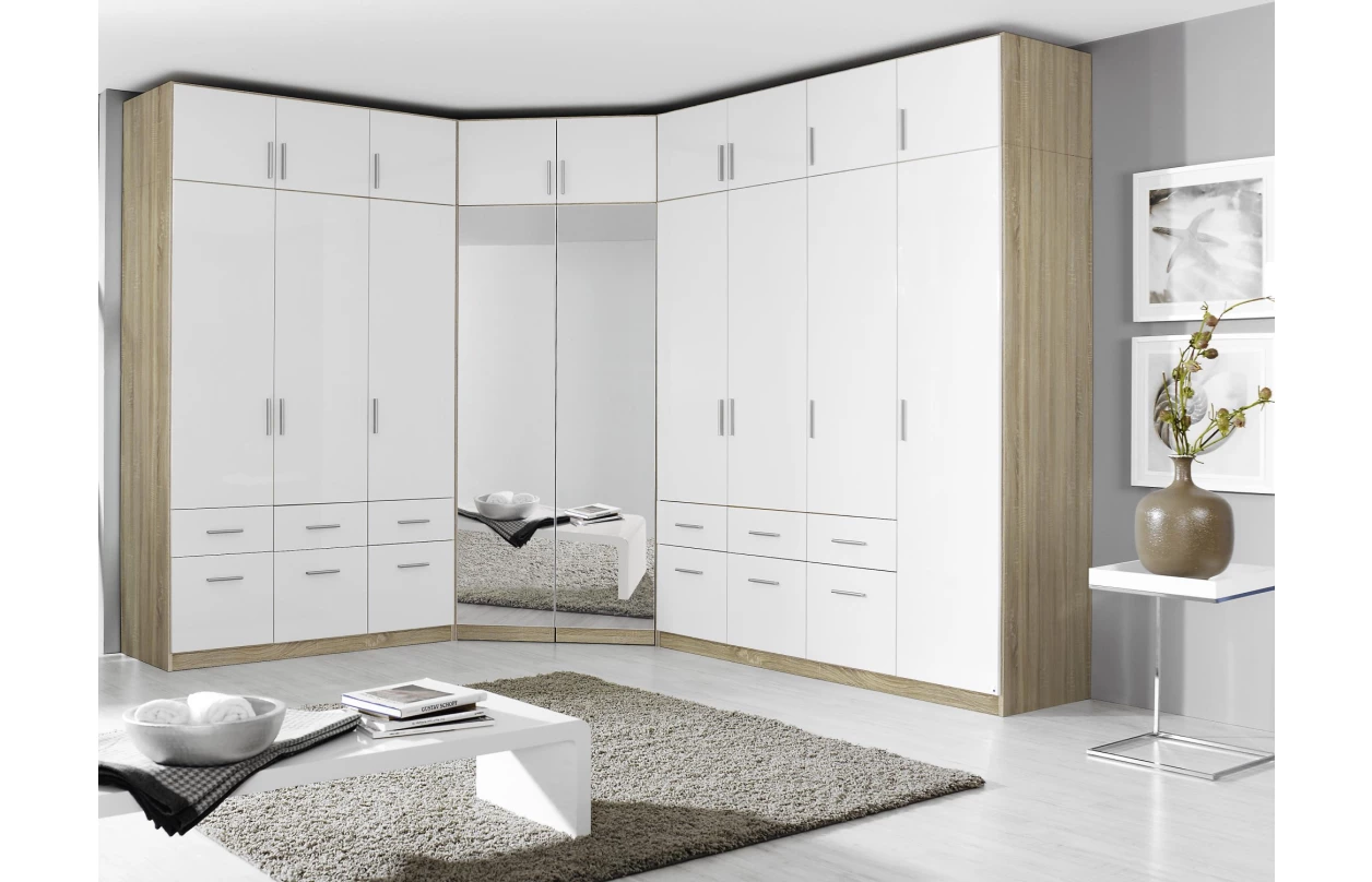 Nástavec na skříň Celle AN925-3307, bílý 4