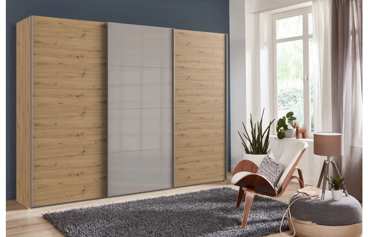 Šatní skříň Easy Plus, 225 cm, bílá 17