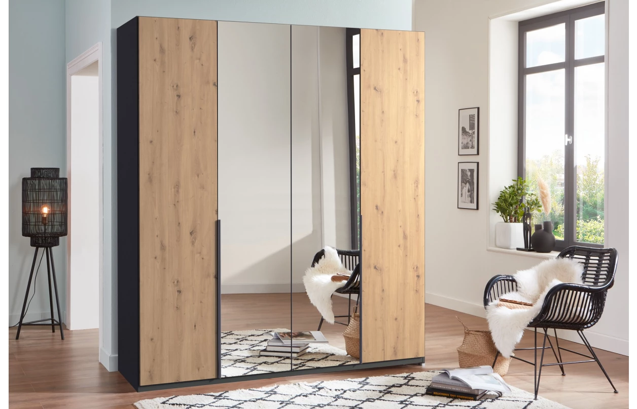 Šatní skříň Easy Plus, 225 cm, bílá 20