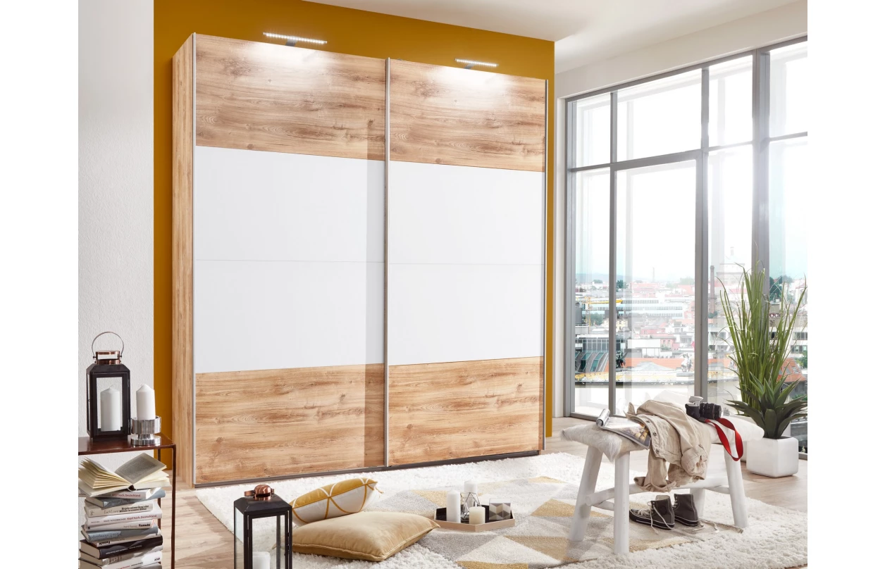 Šatní skříň Easy Plus, 225 cm, bílá 34