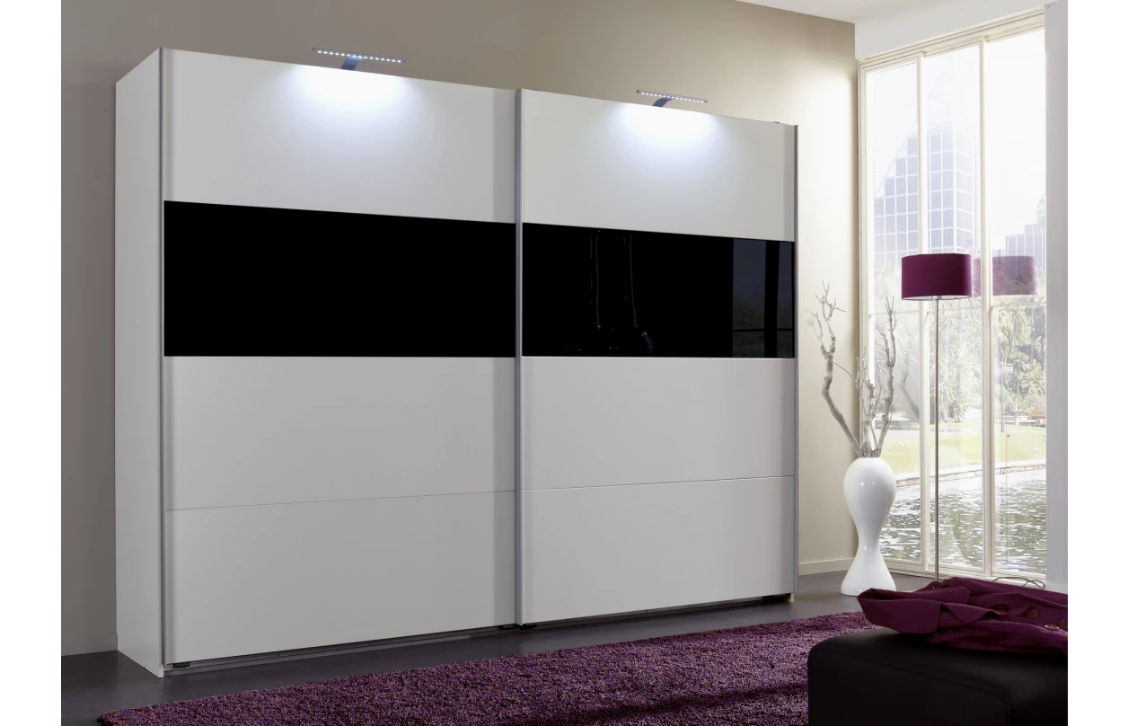 Šatní skříň Easy Plus, 225 cm, bílá 38