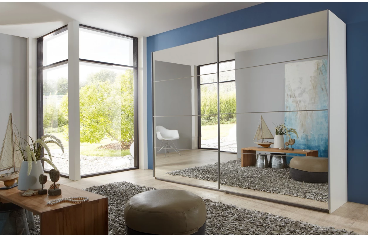 Šatní skříň Easy Plus, 225 cm, bílá 40