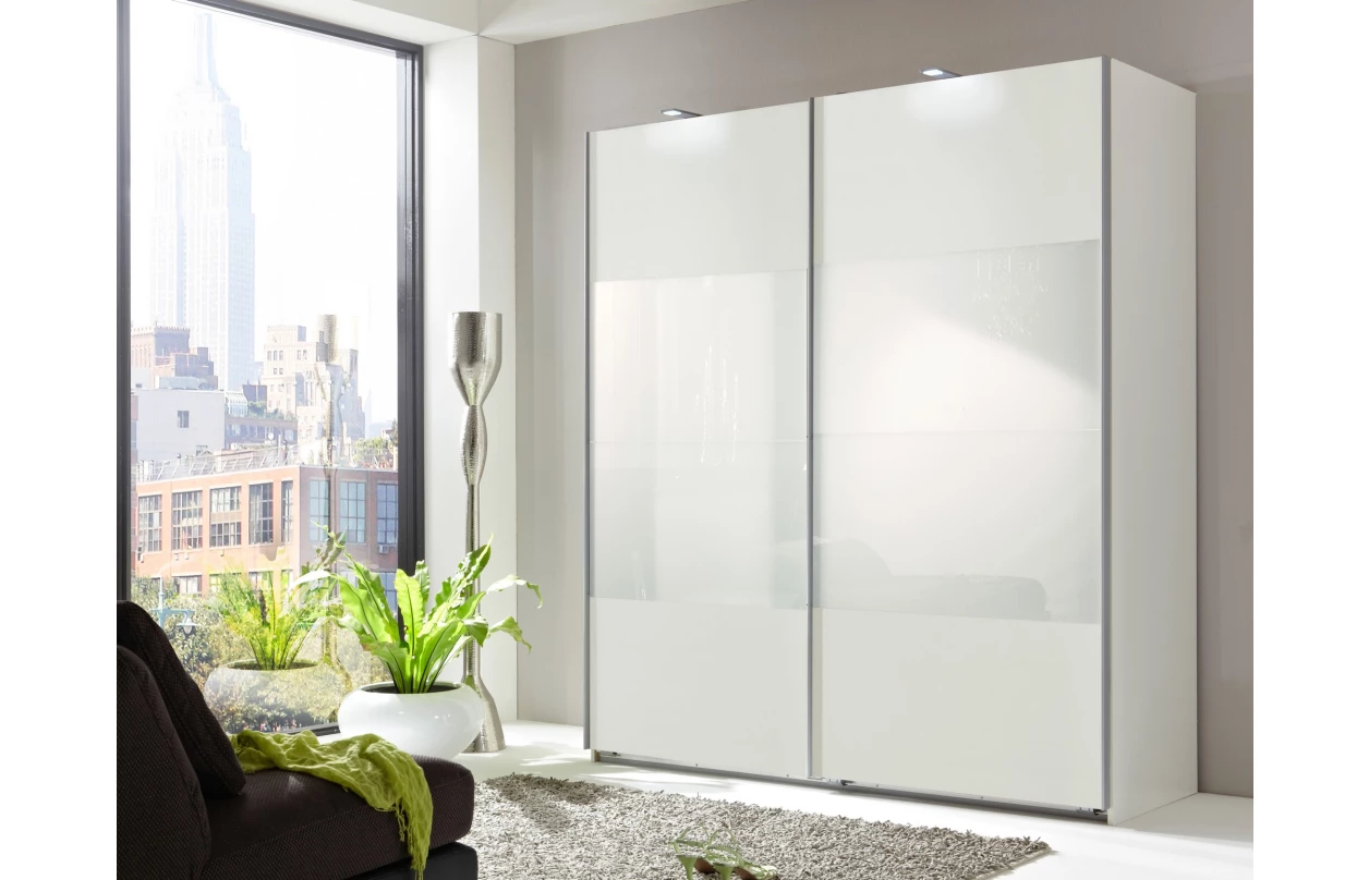 Šatní skříň Easy Plus, 225 cm, bílá 41