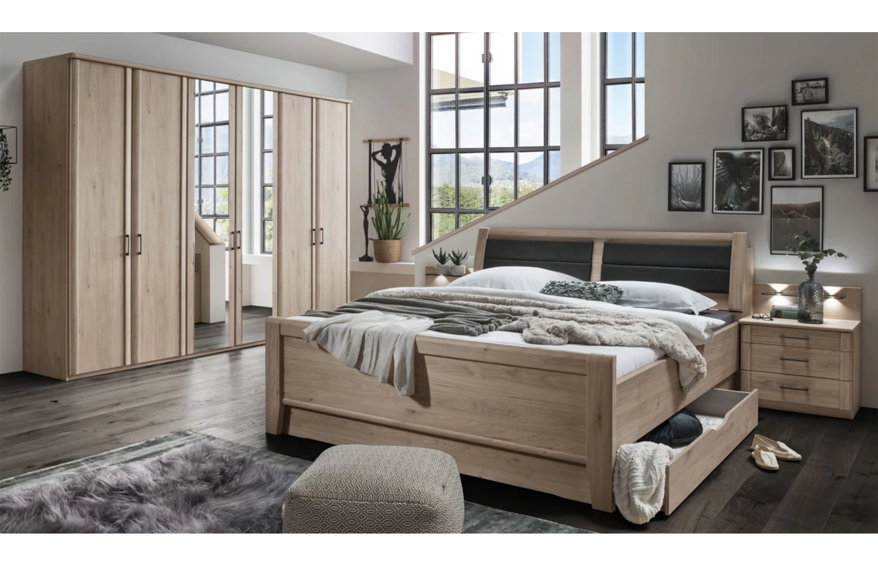 Úložná skříňka Luxor 93 cm, polární modřín 26
