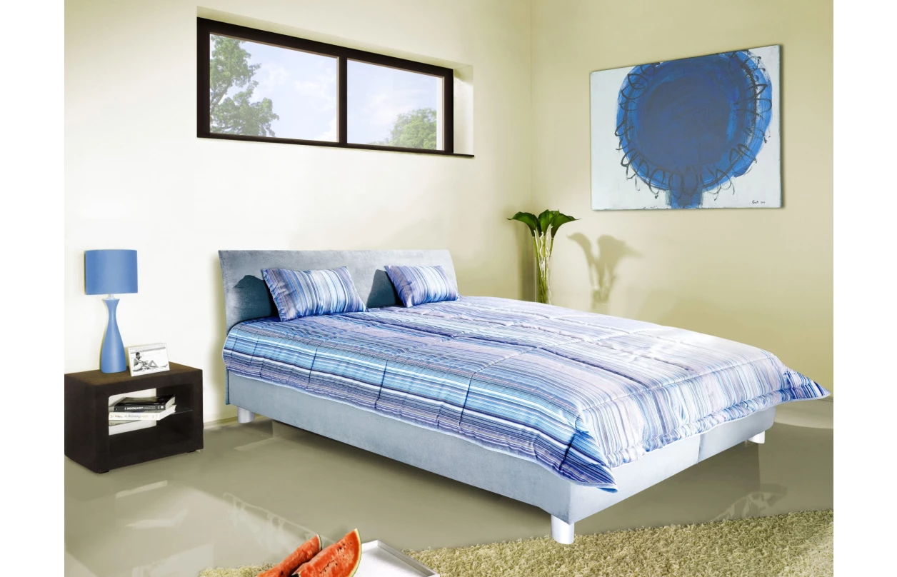 Postel Bali 180x200 cm, holubí šedá látka 2