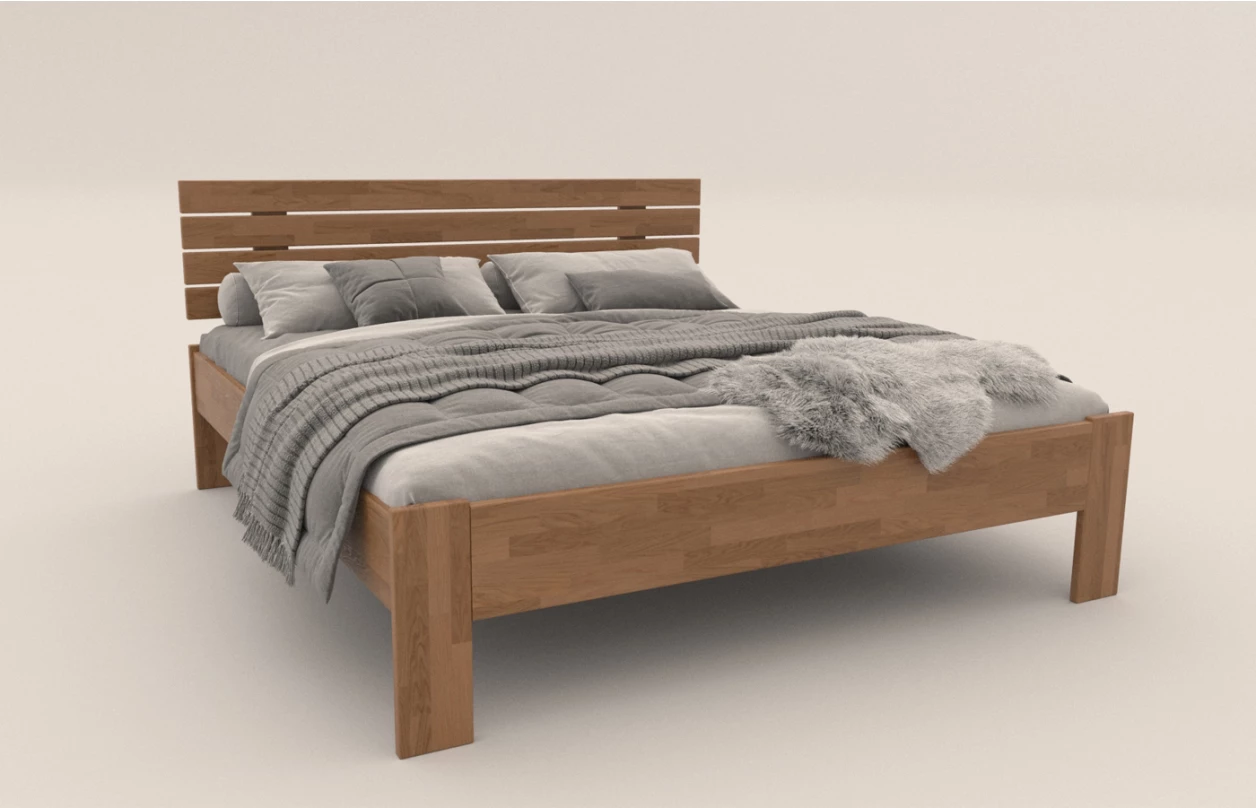 Postel Isolda 180x200 cm, bělený buk 1