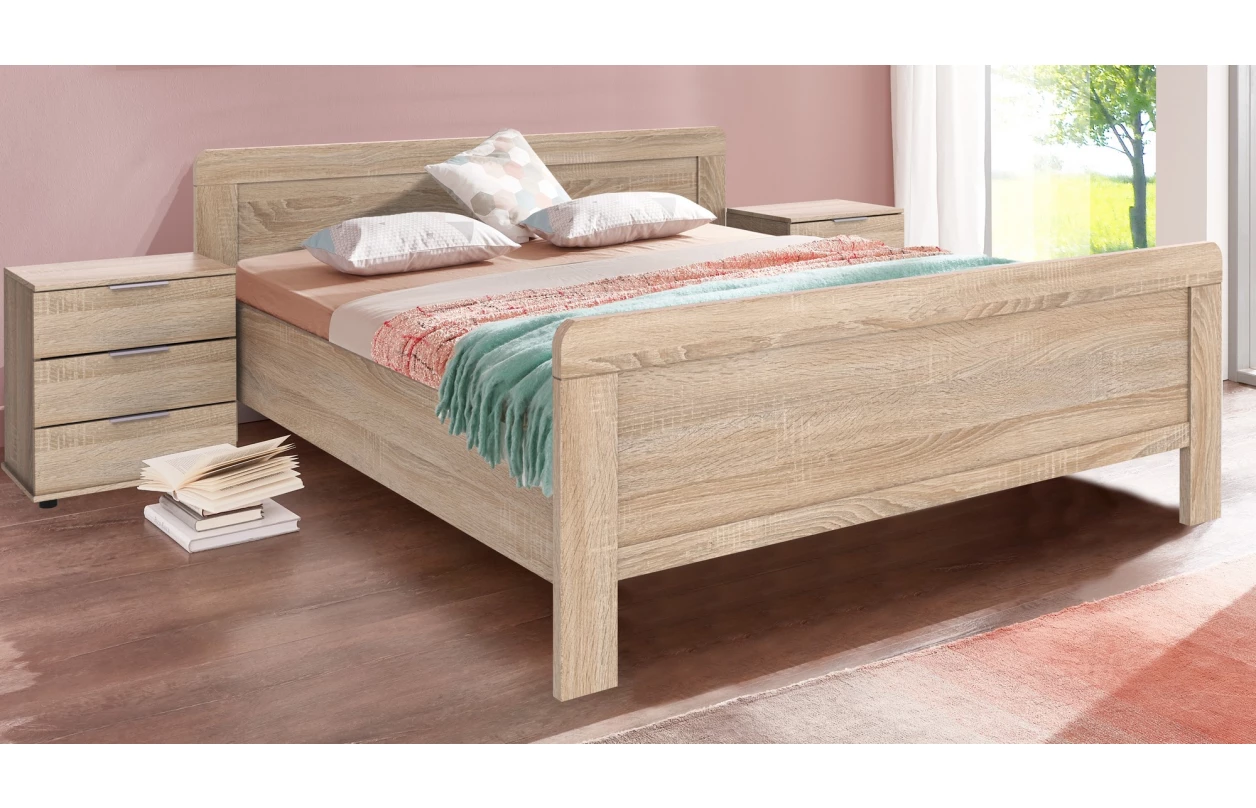 Šatní skříň Nadja, 135 cm, bílá 11
