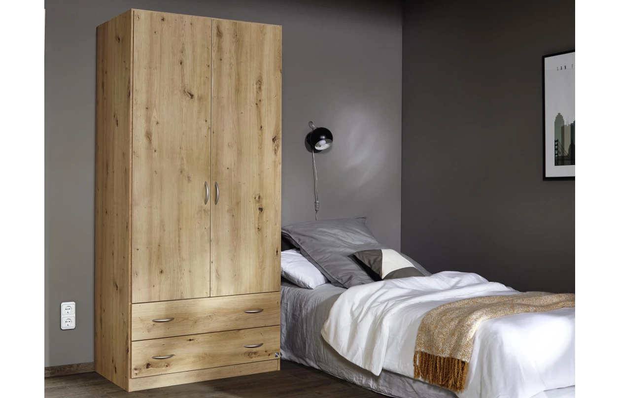 Skříňový nástavec Case, 181 cm, bílý 9