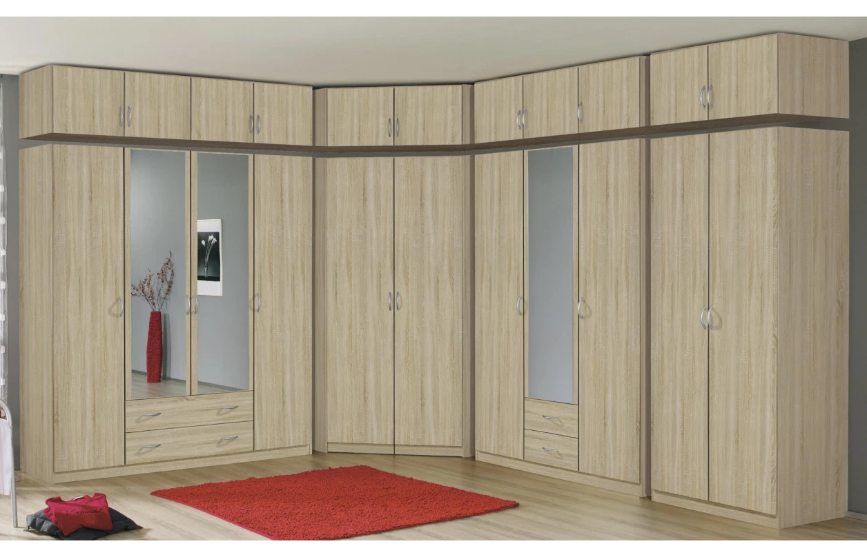 Skříňový nástavec Case, 181 cm, bílý 15