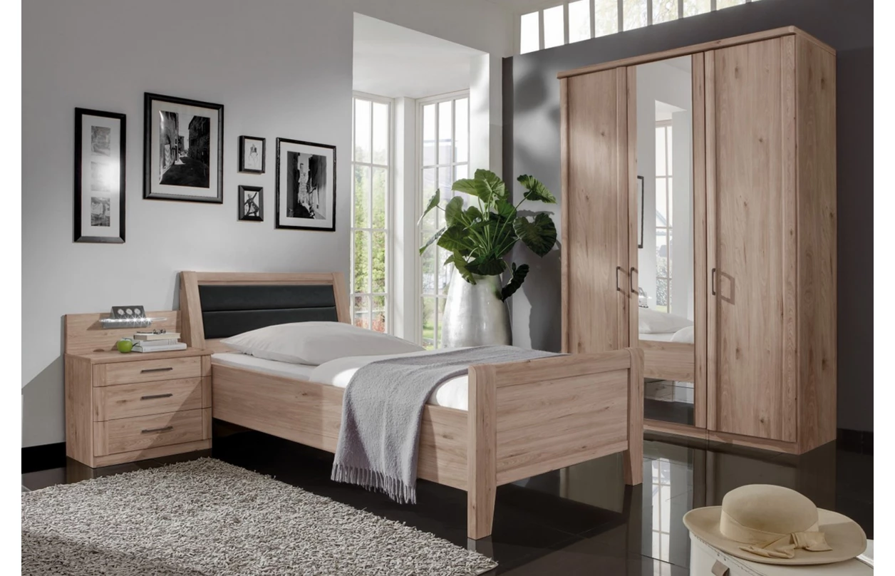 Sada 2 ks úložná zásuvka pod postel Luxor, polární modřín 30