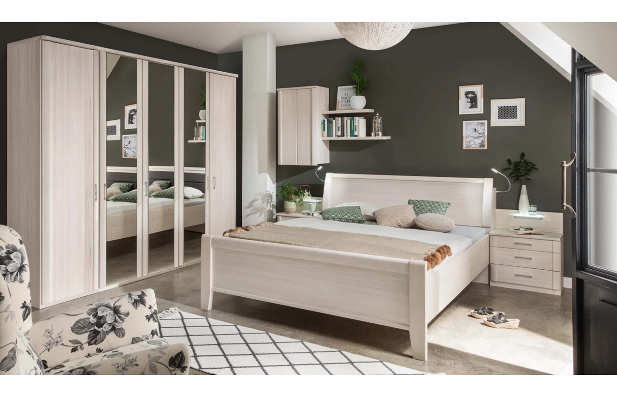 Sada 2 ks úložná zásuvka pod postel Luxor, polární modřín 31