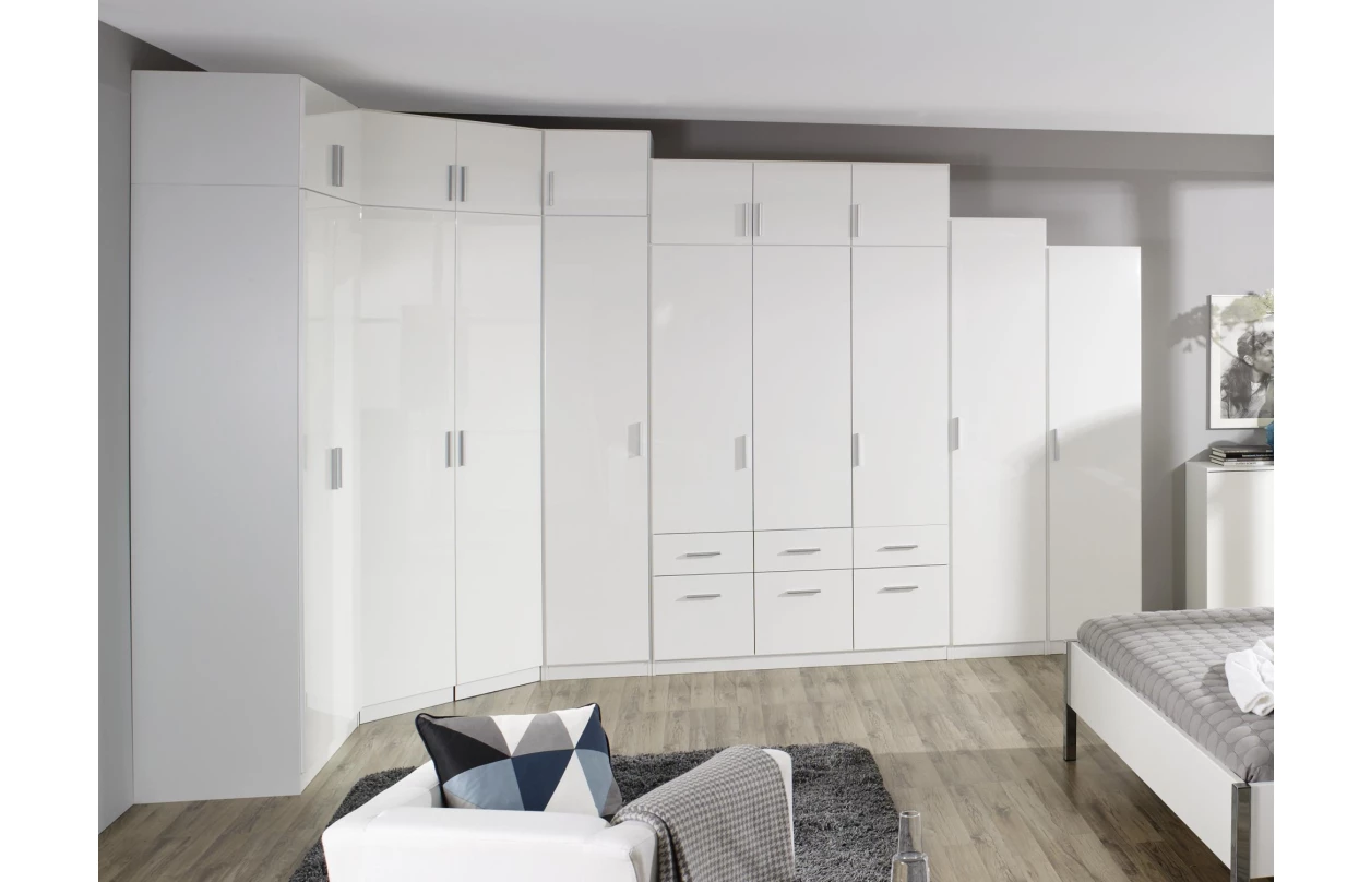 Šatní skříň Celle AN925-3301, bílá 16