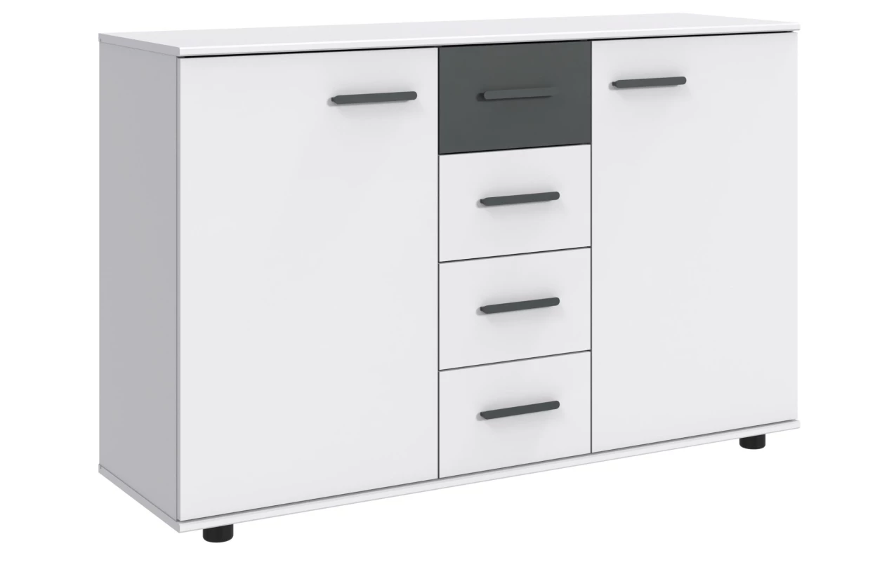 Šatní skříň se zásuvkami Digit, 225 cm, béžová kašmír/dub artisan 89