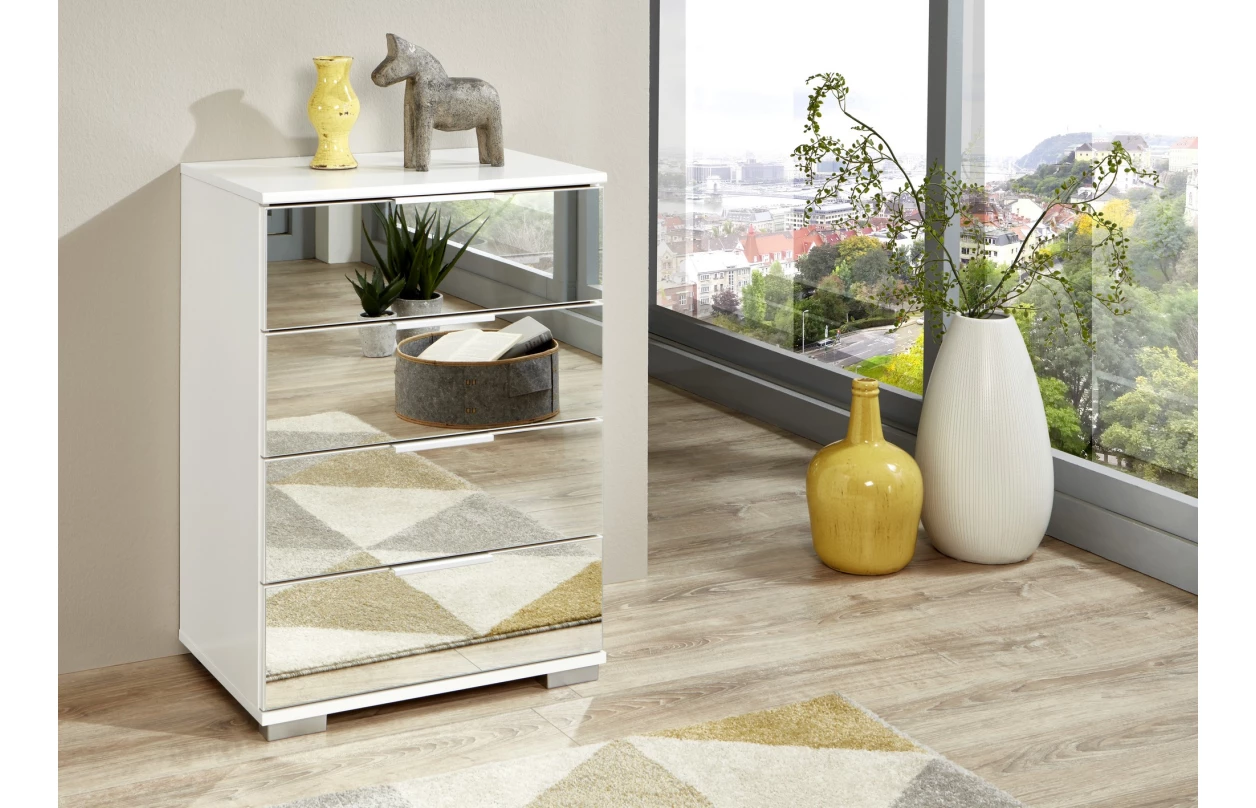 Posuvné dveře ke korpusu skříně šířky 225 cm Easy Plus, zrcadlo 27