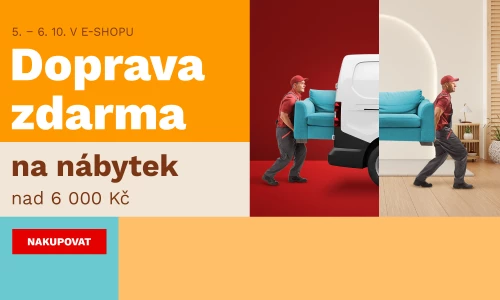 DOPRAVA ZDARMA nad 6000,- 5-6-10-2026