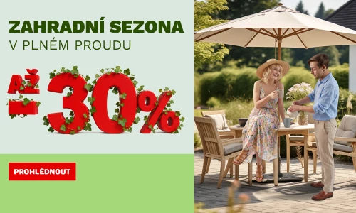 Zahrada v plném proudu - 30 %