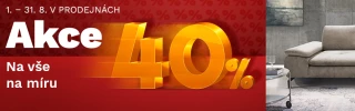 40 % NA SEDACÍ SOUPRAVY NA MÍRU