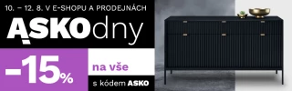 ASKO dny jsou konečně tady! Vše se slevou 15 % navíc