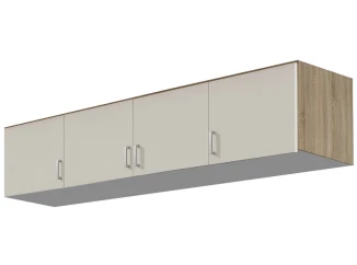 Skříňový nástavec Bremen, 181 cm, dub sonoma/bílá
