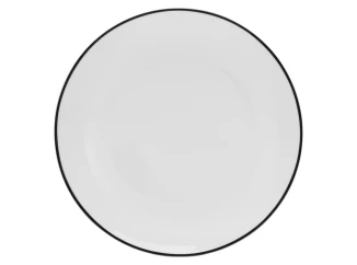 Mělký talíř Luna Black Line 27 cm, bílý