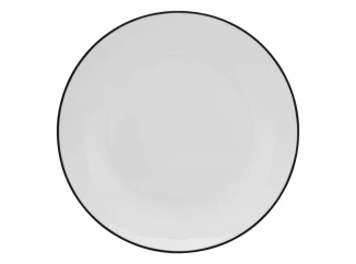 Dezertní talíř Luna Black Line 20 cm, bílý