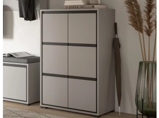 Univerzální skříňka/botník Jaru, šedá