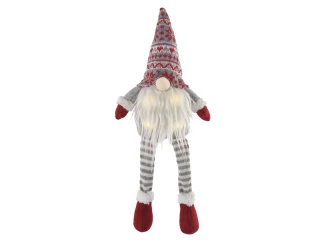 Vánoční dekorace LED skřítek, 27 cm