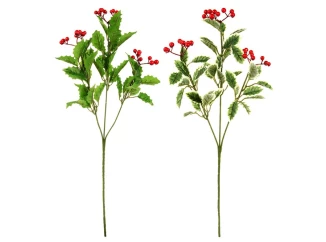 Umělá květina (2 druhy) Cesmína, 56 cm