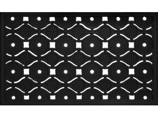 Gumová rohožka Eye Mat 45x75 cm, kolečka
