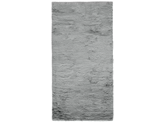 Koberec Bobs 80x150 cm, šedá imitace králičí kožešiny