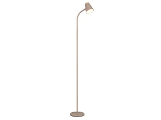Stojací LED lampa Pongo, béžová