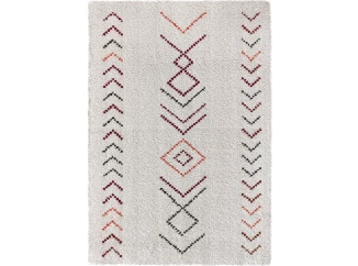 Koberec Boho Indian 160x230 cm, bílý