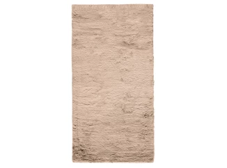 Koberec Bobs 160x230 cm, béžová imitace králičí kožešiny