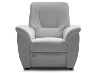 Elektrické relaxační TV křeslo Relaxness, světle šedá látka