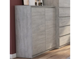 Skříňka Carlos 80 cm, šedý beton