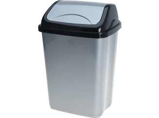 Odpadkový koš 5 l, černo-šedý