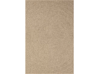 Venkovní/vnitřní koberec Kenzy 80x150 cm, přírodní kruhy