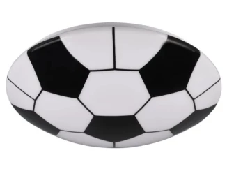 Stropní LED osvětlení Kloppi, motiv fotbalový míč