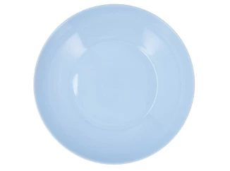 Hluboký talíř Apy 20 cm, modré opálové sklo