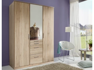 Šatní skříň Aachen, 135 cm, dub san remo