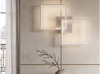 Stropní/nástěnné osvětlení LED Trail 60 cm, titanový kov